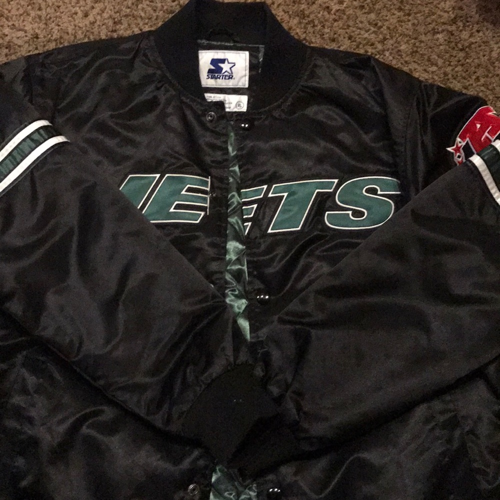 New York Jets Satin Bomber